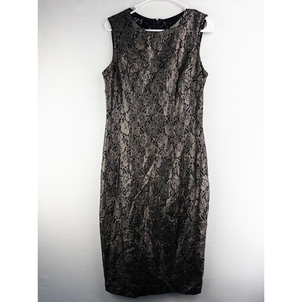 NWT $200 White House Gray Market Dress 6 Womens Floral‎ Cocktail Long Sleeveless